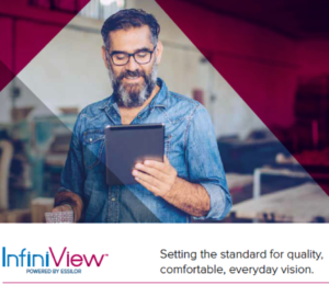 man looking at tablet